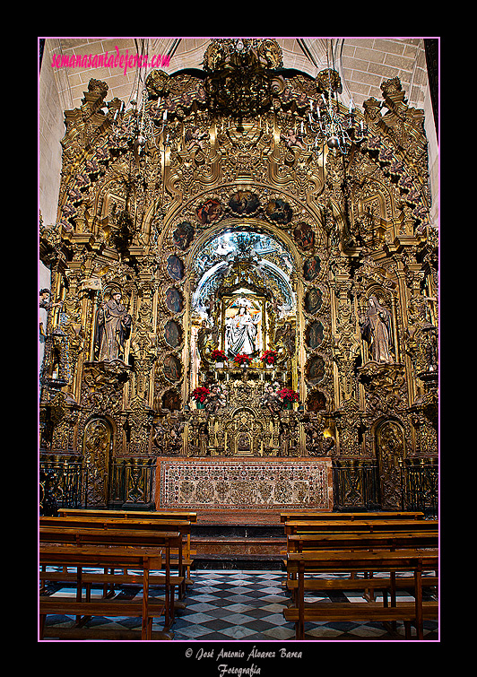 Retablo de Nuestra Señora del Rosario de los Montañeses (Iglesia Conventual Dominica de Santo Domingo)