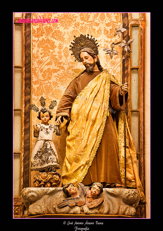 San José y el Niño Jesús (Capilla de Gracias - Iglesia Conventual Dominica de Santo Domingo)