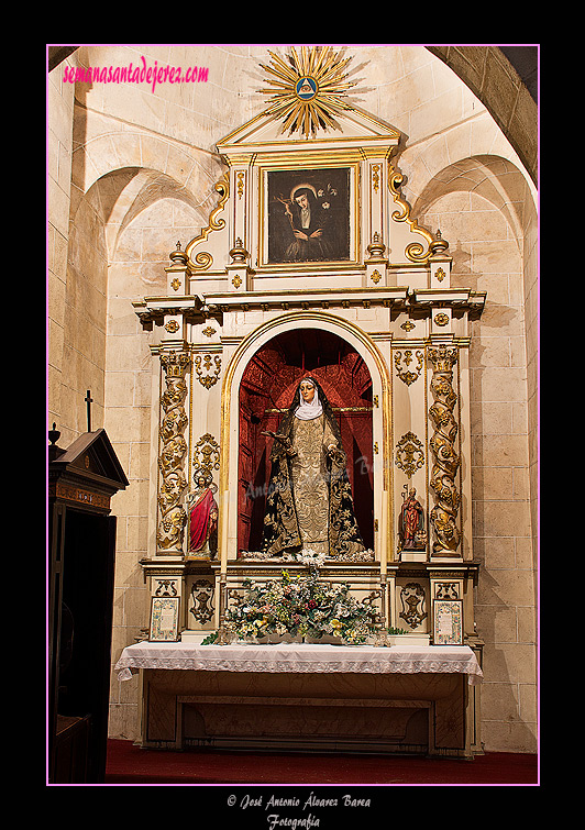 Retablo de Santa Catalina de Siena (Iglesia Conventual Dominica de Santo Domingo)