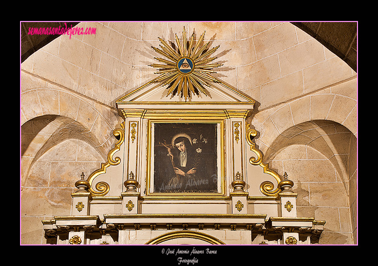 Ático del retablo de Santa Catalina de Siena (Iglesia Conventual Dominica de Santo Domingo)
