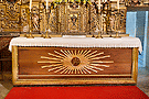 Mesa de altar de la Capilla de Santo Domingo (Iglesia Conventual Dominica de Santo Domingo)