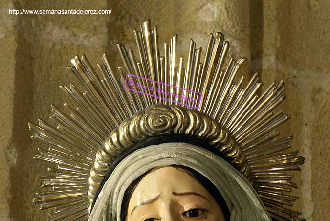 Aureola pequeña de María Santísima del Perpetuo Socorro