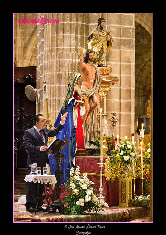 XXXVII Oración Poética Hermandad del Perdón, dedicada a la Hermandad del Resucitado y pronunciada por D. Manuel Sotelino Polonio (16 de marzo de 2012) 