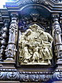 Cartela de la Sagrada Familia del lateral izquierdo del paso del Santísimo Cristo del Perdón