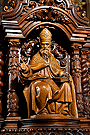 Imagen de San Agustín, Padre de la Iglesia (Capilla lateral derecha del frontal del paso del Santísimo Cristo del Perdón) 