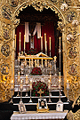 Altar de fondo en el Besamanos de Nuestra Señora de la Piedad 2011