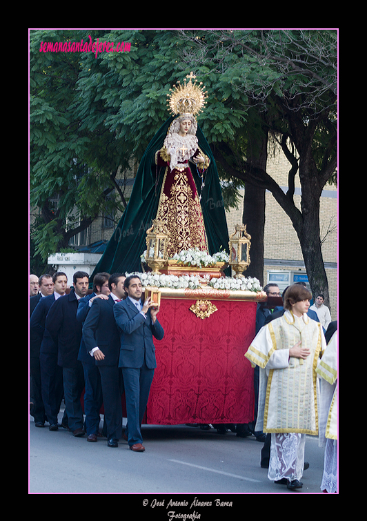 Rosario vespertino de María Santísima de Salud y Esperanza (8 de diciembre de 2012)