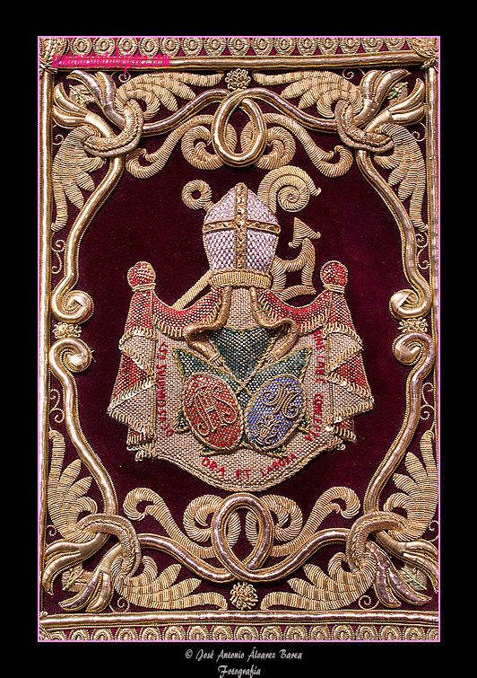 Escudo en el Libro de Reglas de la Hermandad de la Clemencia