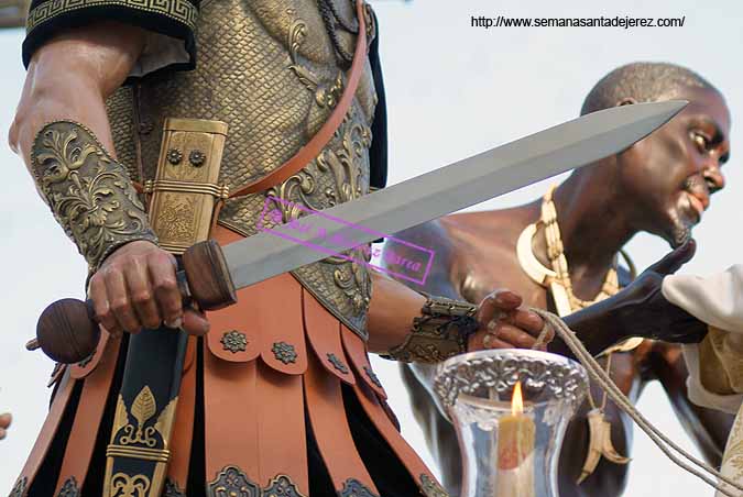 Espada del soldado romano (Paso de Misterio de Nuestro Padre Jesús de la Paz)