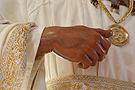 Mano derecha de Poncio Pilatos (Paso de Misterio de Nuestro Padre Jesús de la Paz)