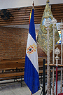 Banderín del Cuerpo de Bomberos de Jerez, Hermano Honorario de la Hermandad de la Paz de Fátima