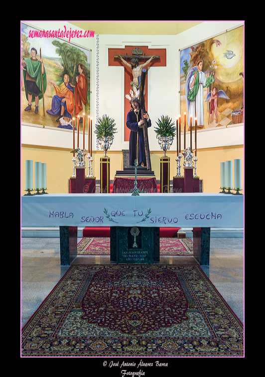 Altar de Cultos de la Hermandad de Jesus de la Salud de San Rafael 2013
