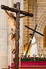 El Santísimo Cristo de la Sed y Nuestro Padre Jesús de la Salud en la Santa Iglesia Catedral con motivo de la erección canónica como Hermandad de Penitencia (12 de enero de 2013)
