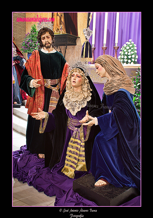 Nuestra Señora de la Caridad, San Juan y María Cleofás (Misterio de la Sagrada Mortaja de Nuestro Señor Jesucristo)