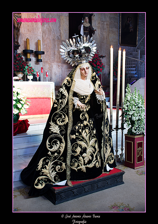 Besamanos de Nuestra Señora Reina de los Ángeles (22 de febrero de 2012)