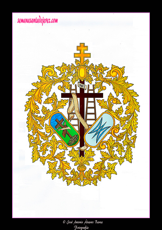 Escudo de la Hermandad de la Sagrada Mortaja