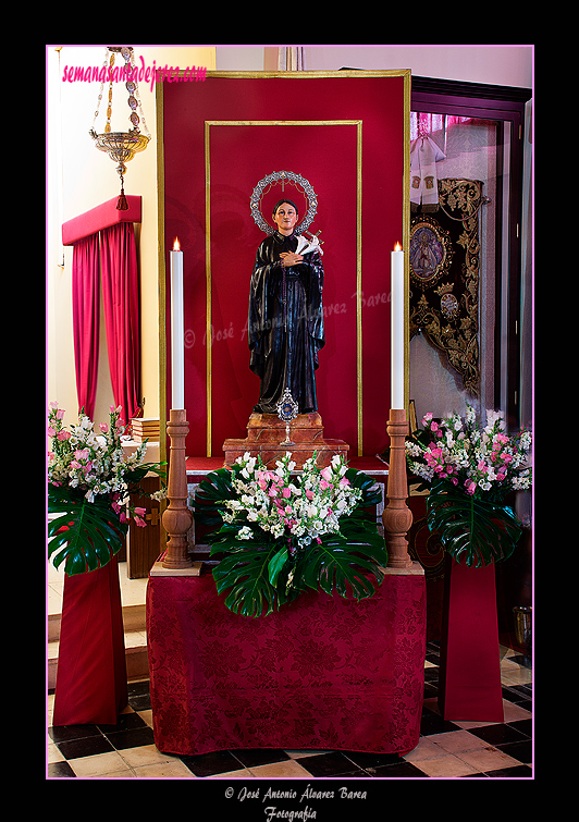 Altar de Cultos de Santa Gema Galgani 2012