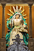 Santa María de la Paz en sus Misterios Gloriosos