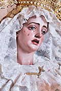 Besamanos de Nuestra Señora del Desconsuelo (Capilla de Nuestra Señora del Rosario de la Aurora) (El Puerto de Santa María (Cádiz). 23 de marzo de 2014