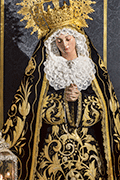 Besamanos de Nuestra Señora de la Soledad (Iglesia Prioral de Nuestra Señora de los Milagros - El Puerto de Santa María (Cádiz) - 12 de octubre de 2014