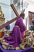 Besapies de Nuestro Padre Jesús de la Salud en sus Tres Caídas (Capilla de San Juan Bautista (La Caridad) (Rota (Cádiz). 7 de marzo de 2014.