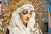 Besamanos del Nuestra Señora de la Soledad (Iglesia Mayor de Nuestra Señora de la O) (Rota - Cádiz). 5 de abril de 2014