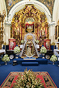 Besamanos de Nuestra Señora del Rosario, Patrona de Rota (Iglesia Mayor de Nuestra Señora de la O - Rota (Cádiz). 13 al 17 de agosto de 2014