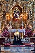 Besapiés del Santísimo Cristo de la Caridad (Capilla de San Juan Bautista - Rota (Cádiz) - 1 de noviembre de 2014