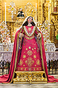 Besamanos de Nuestra Señora del Rosario, Patrona de Bornos (Iglesia de Santo Domingo de Guzmán - Bornos (Cádiz) - 6 de octubre de 2014