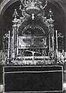 Altar de la Real Capilla del Calvario en los años 20. (Foto: Anónimo)