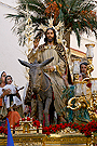 Procesión de Cristo Rey en su entrada triunfal en Jerusalén
