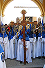 Cruz de Guía de la Hermandad de Cristo Rey en su Triunfal Entrada en Jerusalén