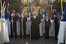 Presidencia del Paso de Misterio de la Hermandad de Cristo Rey en su Triunfal Entrada en Jerusalén
