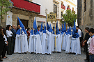 Presidencia del Banderín del Colegio San José - La Salle de la Hermandad de Cristo Rey en su Triunfal Entrada en Jerusalén