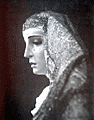 Primera imagen mariana que sacó procesionalmente la Hermandad de la Sagrada Cena (Foto: Eduardo Pereiras)