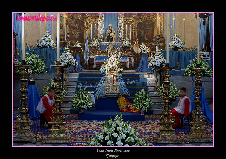 Besamanos de Santa Maria de la Paz en sus Misterios Gloriosos (Iglesia de San Marcos) (8 de Diciembre de 2009)