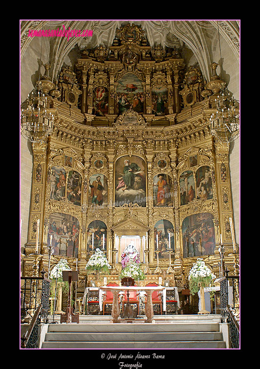 Retablo del Altar Mayor de laIglesia Parroquial de San Marcos