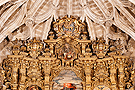 Detalle del ático del Retablo del Altar Mayor de laIglesia Parroquial de San Marcos