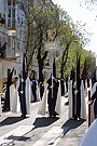 P&eacute;rtiga del nazareno que porta el Libro de Reglas de la Hermandad de la Candelaria