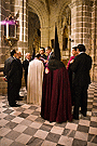 Reunión en la Santa Iglesia Catedral para decidir el regreso a los templos de las Hermandades de la Candelaria y del Cristo de la Viga (Lunes Santo, 2 de abril de 2012)