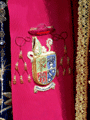 Detalle de faj&iacute;n del Abad de la Catedral en la cintura de Nuestra Se&ntilde;ora del Socorro