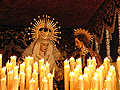 María Santísima del Desconsuelo acompañada de San Juan