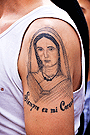 Tatuaje de un costalero de la Hermandad de Santa Marta