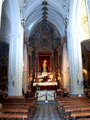 Nave central e interior de la Iglesia de San Lucas