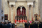 Pontifical al Señor de la Sagrada Flagelación en la Catedral con motivo del 250º Aniversario de la Imagen. (Foto: Jose A.Alvarez Barea)