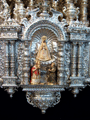 Capilla-Hornacina en el Respiradero frontal del Paso de Palio de Mar&iacute;a San&iacute;sima de la Amargura