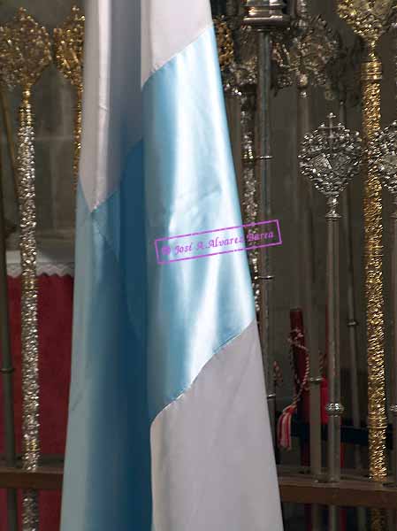 Bandera de la Virgen de la Hermandad del Prendimiento