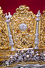 Detalle del canasto de la corona de María Santísima del Desamparo