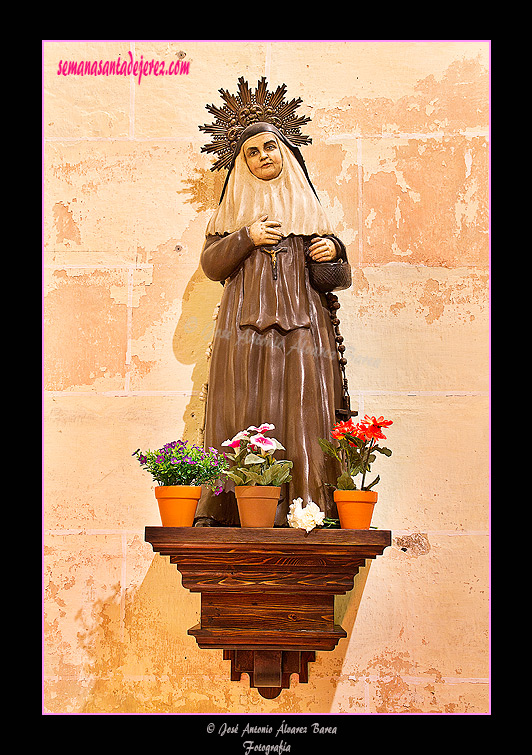 Santa Ángela de la Cruz (Capilla de San Judas Tadeo - Iglesia de San Juan de los Caballeros)