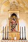 Templete historistista con la imagen de San Judas Tadeo (Iglesia de San Juan de los Caballeros)